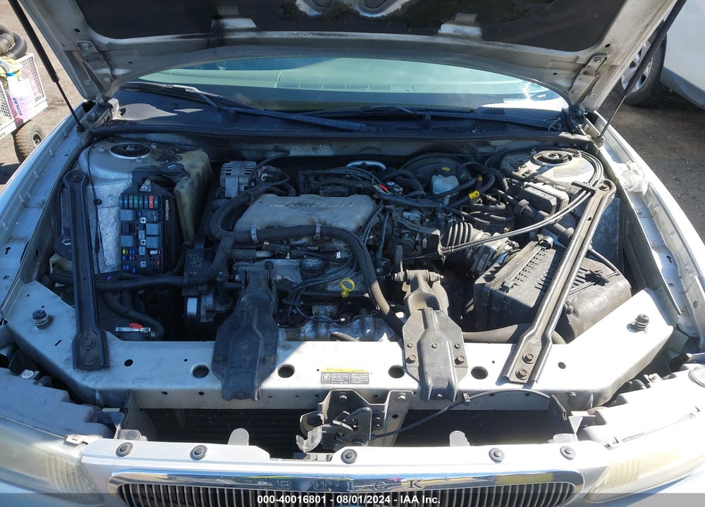 2002 BUICK CENTURY CUSTOM VIN: 2G4WS52J721250622