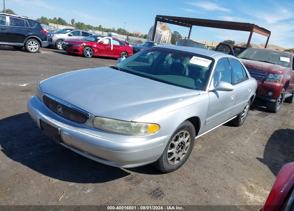 2002 BUICK CENTURY CUSTOM VIN: 2G4WS52J721250622