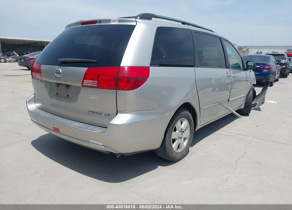 2004 TOYOTA SIENNA LE VIN: 5TDZA23CX4S003075