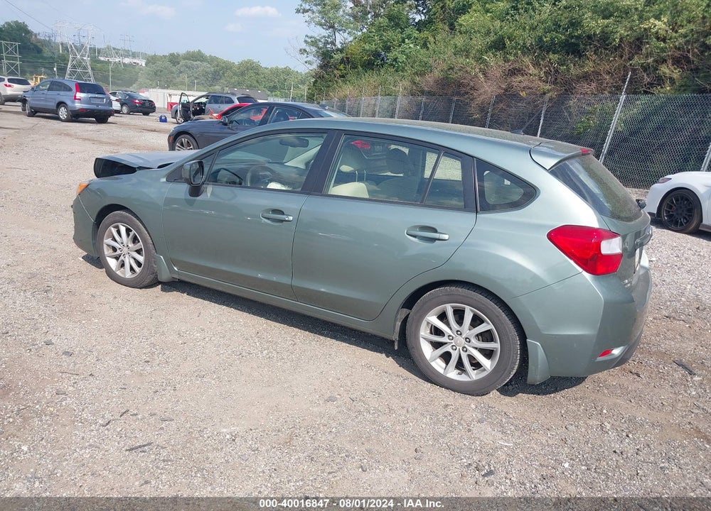 2014 SUBARU IMPREZA 2.0I PREMIUM VIN: JF1GPAC68E8277915