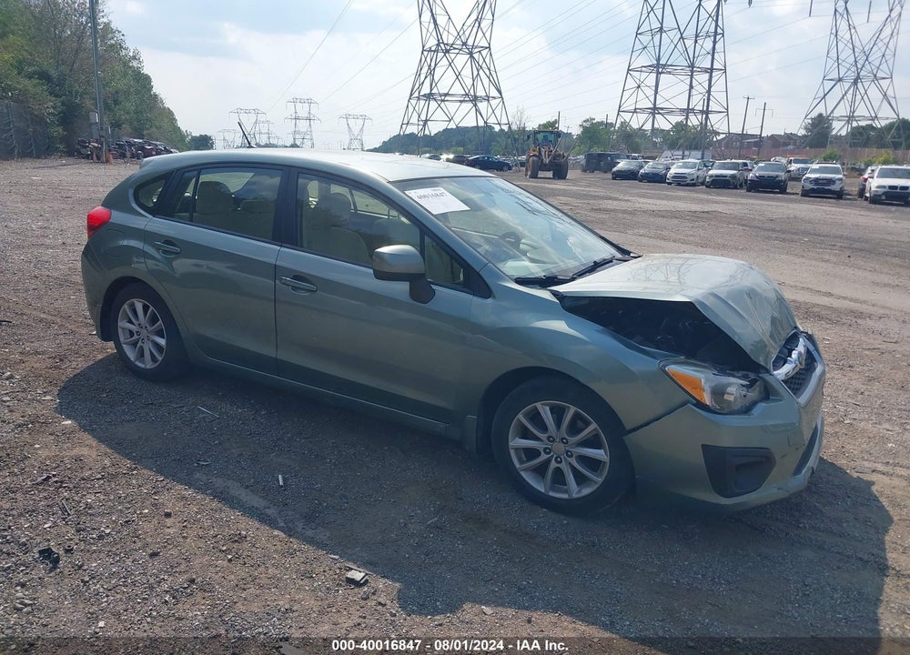2014 SUBARU IMPREZA 2.0I PREMIUM VIN: JF1GPAC68E8277915