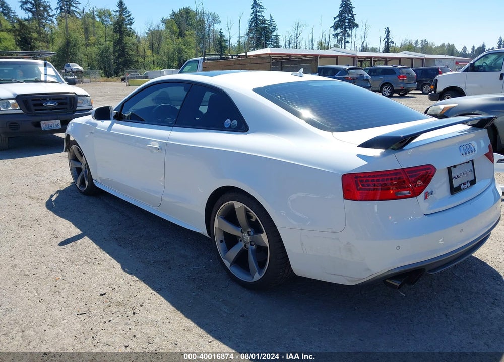 2014 AUDI S5 3.0T PREMIUM PLUS VIN: WAUCGAFR1EA021619