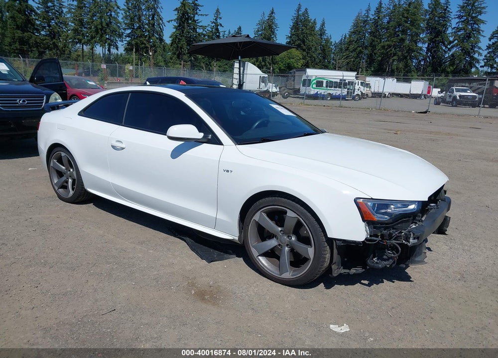 2014 AUDI S5 3.0T PREMIUM PLUS VIN: WAUCGAFR1EA021619