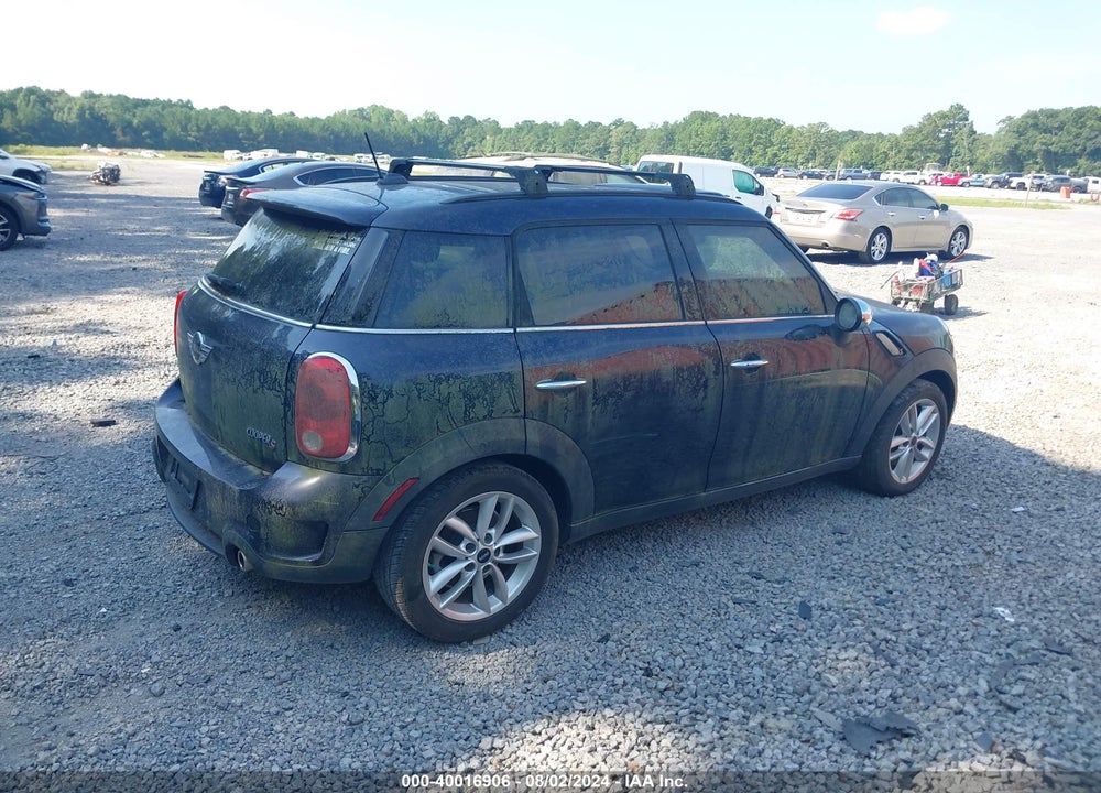 2012 MINI COOPER S COUNTRYMAN VIN: WMWZC3C51CWL82450