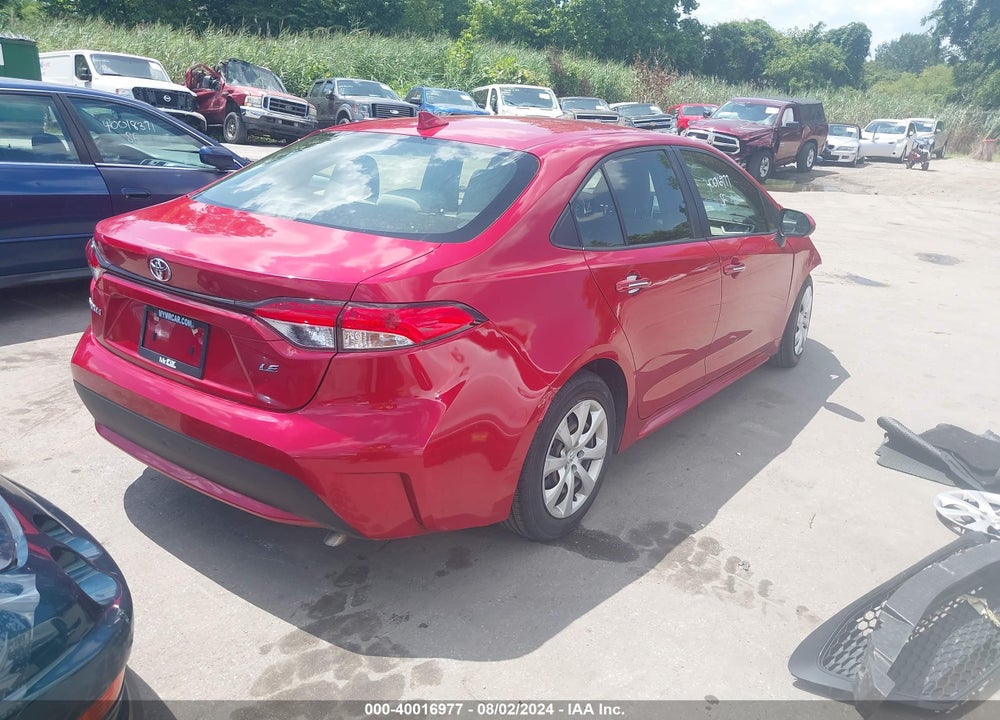 2020 TOYOTA COROLLA LE VIN: JTDEPRAE6LJ096179