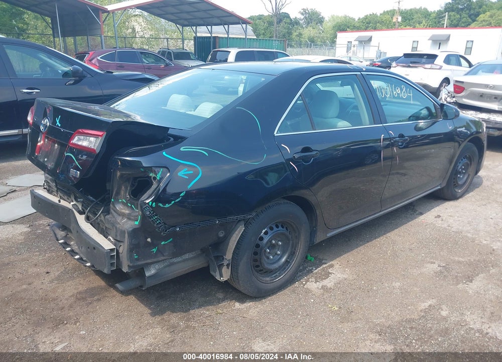 2012 TOYOTA CAMRY HYBRID LE VIN: 4T1BD1FK4CU012558