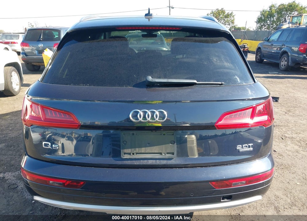 2018 AUDI Q5 2.0T PREMIUM/2.0T TECH PREMIUM VIN: WA1BNAFY4J2052972