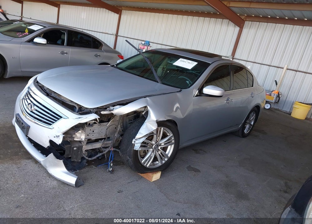 2012 INFINITI G25 JOURNEY VIN: JN1DV6AP4CM700069