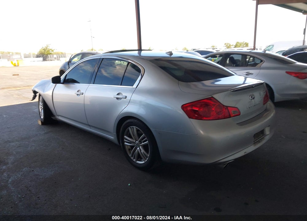 2012 INFINITI G25 JOURNEY VIN: JN1DV6AP4CM700069