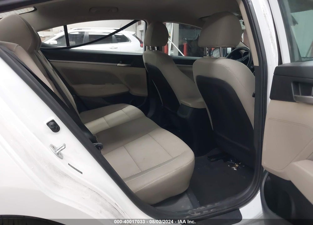 2019 HYUNDAI ELANTRA SEL VIN: 5NPD84LF6KH457709