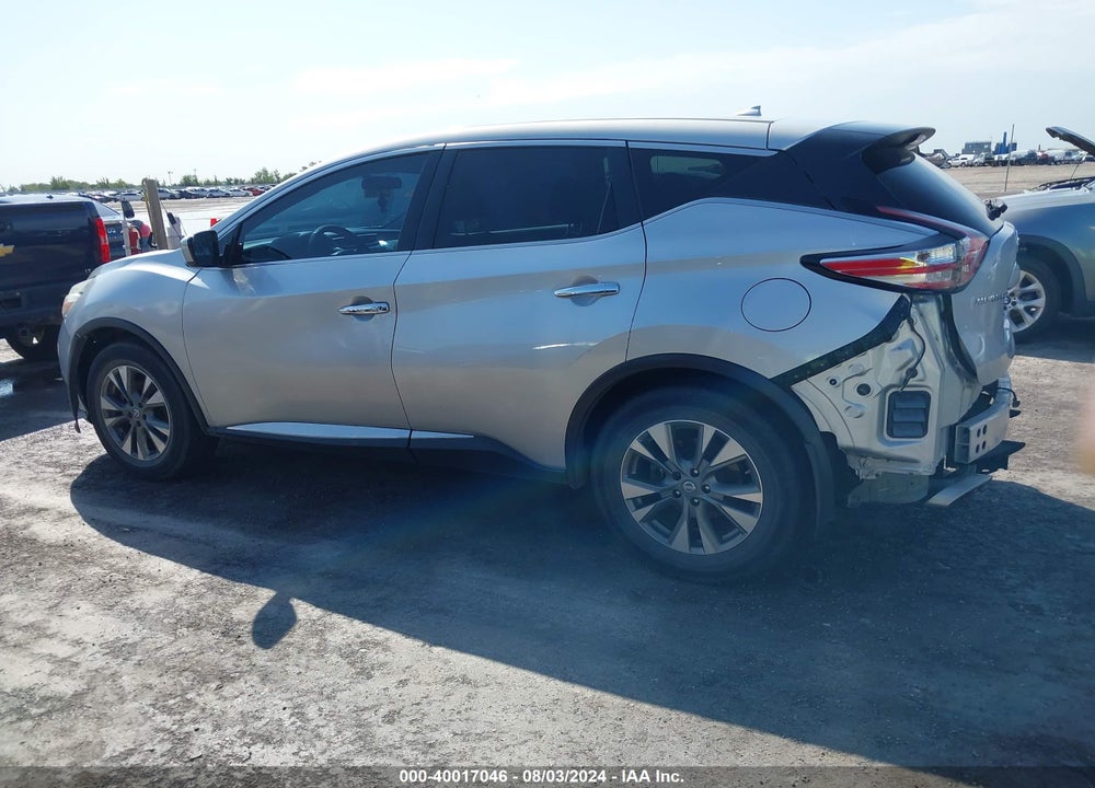 2015 NISSAN MURANO S VIN: 5N1AZ2MGXFN265397