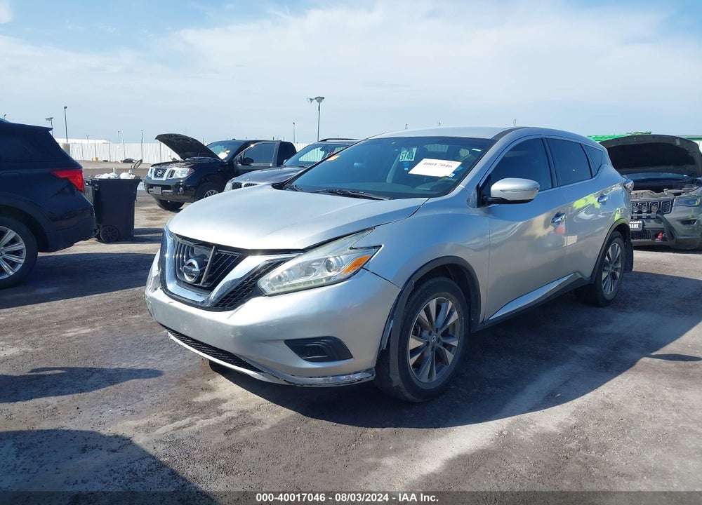 2015 NISSAN MURANO S VIN: 5N1AZ2MGXFN265397