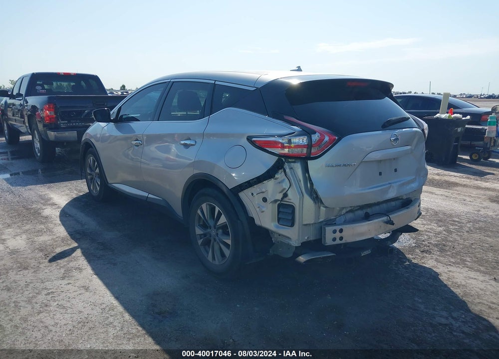 2015 NISSAN MURANO S VIN: 5N1AZ2MGXFN265397