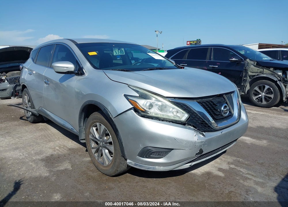 2015 NISSAN MURANO S VIN: 5N1AZ2MGXFN265397