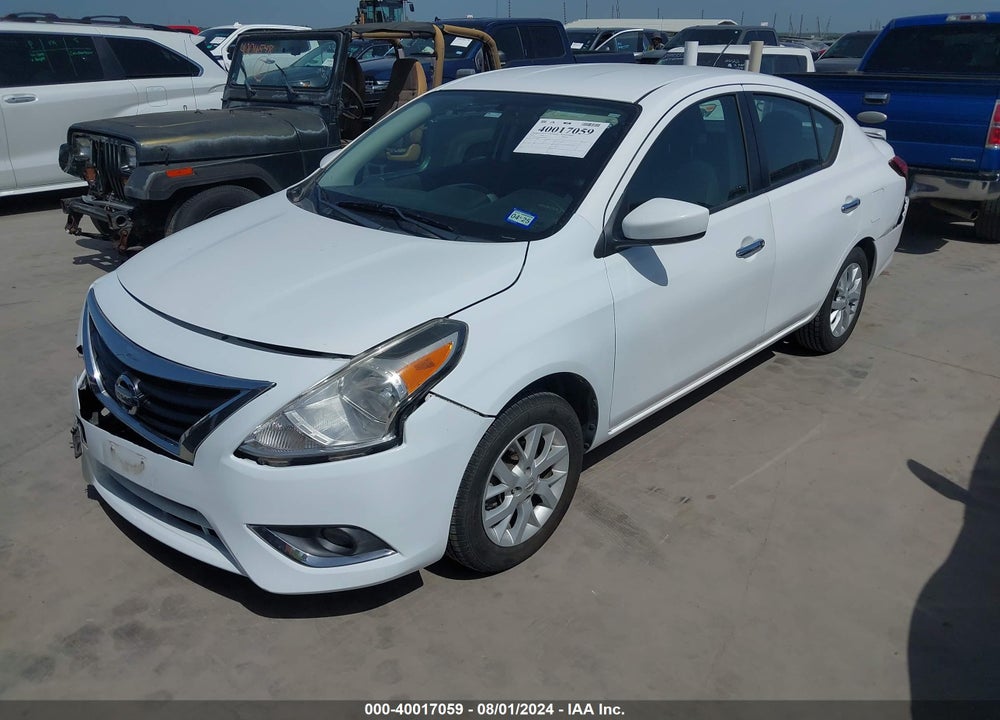 2019 NISSAN VERSA 1.6 SV VIN: 3N1CN7AP3KL826594