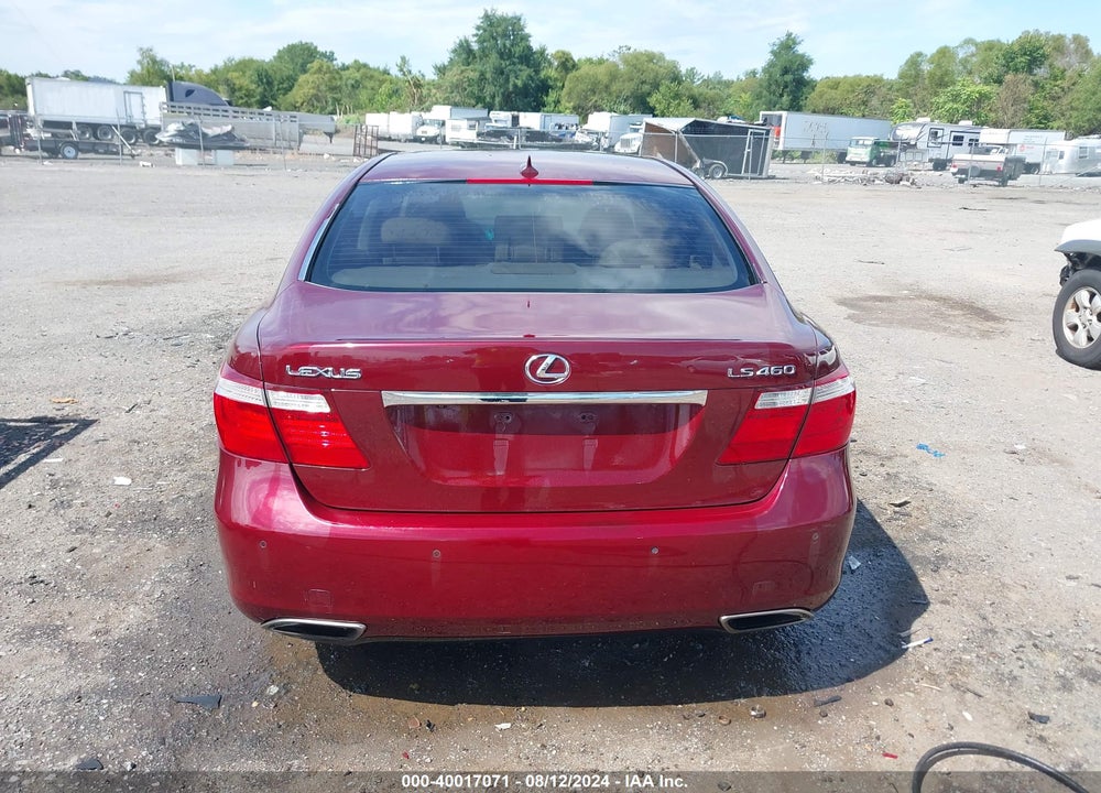 2007 LEXUS LS 460 VIN: JTHBL46F175033510