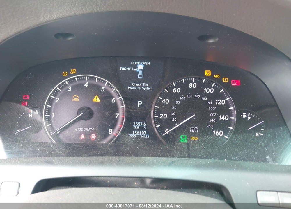 2007 LEXUS LS 460 VIN: JTHBL46F175033510
