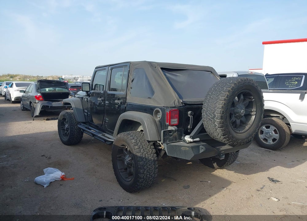 2014 JEEP WRANGLER UNLIMITED SPORT VIN: 1C4BJWDG5EL144522