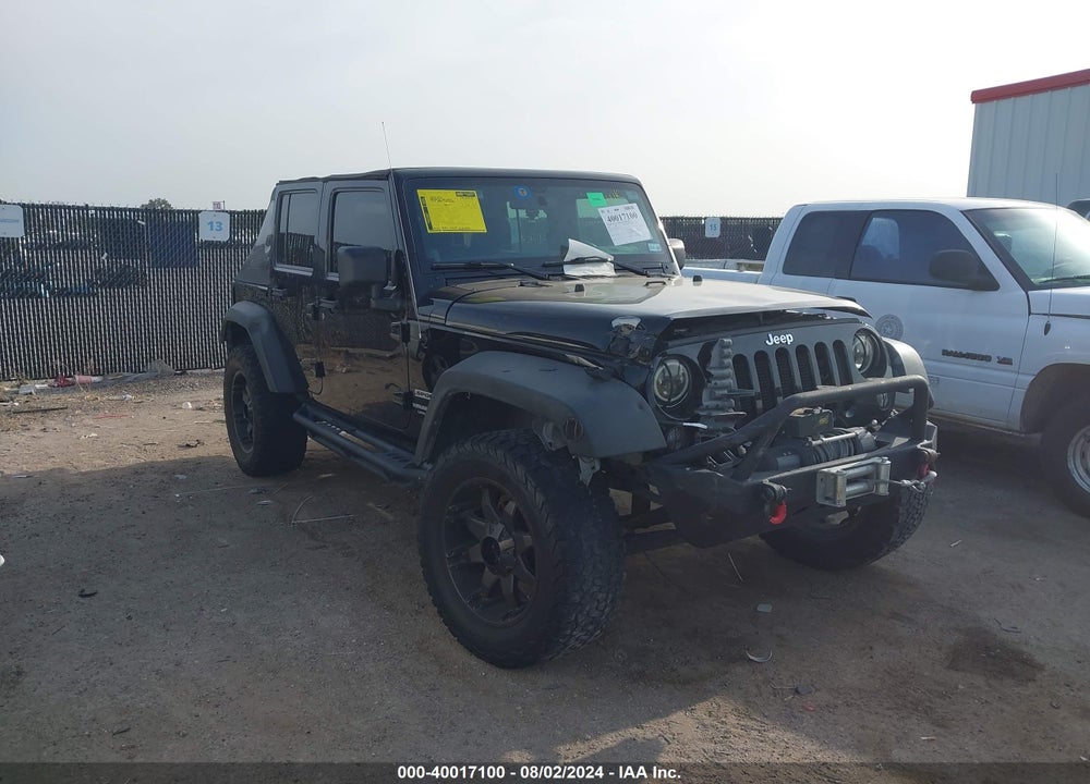 2014 JEEP WRANGLER UNLIMITED SPORT VIN: 1C4BJWDG5EL144522