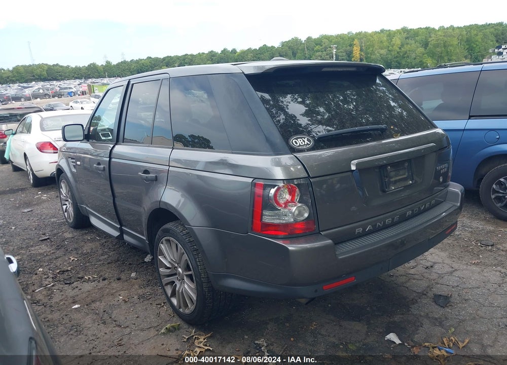 2010 LAND ROVER RANGE ROVER SPORT HSE VIN: SALSK2D48AA227291