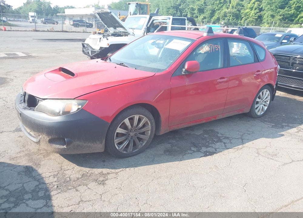 2008 SUBARU IMPREZA WRX VIN: JF1GH74628G802508