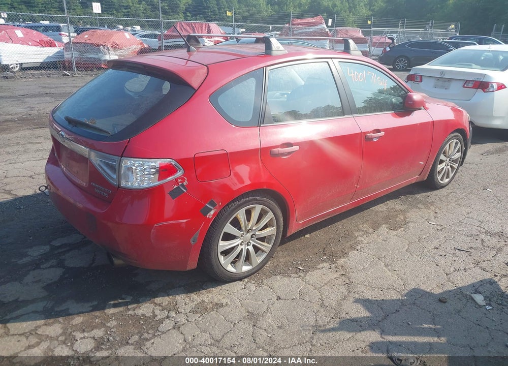 2008 SUBARU IMPREZA WRX VIN: JF1GH74628G802508