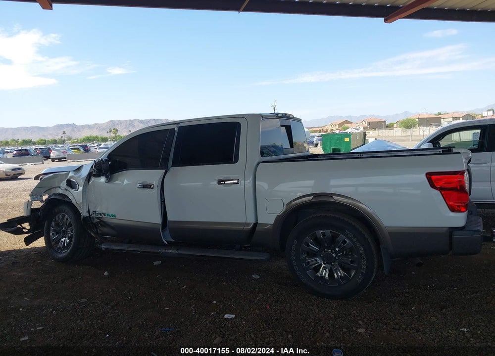 2017 NISSAN TITAN PLATINUM RESERVE VIN: 1N6AA1E67HN514072
