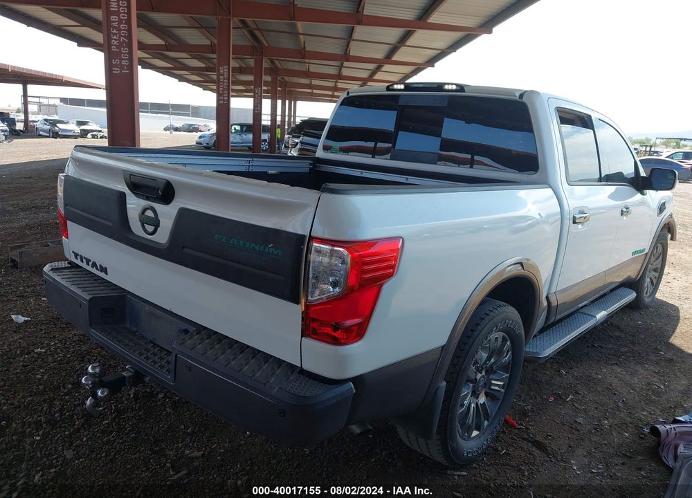 2017 NISSAN TITAN PLATINUM RESERVE VIN: 1N6AA1E67HN514072