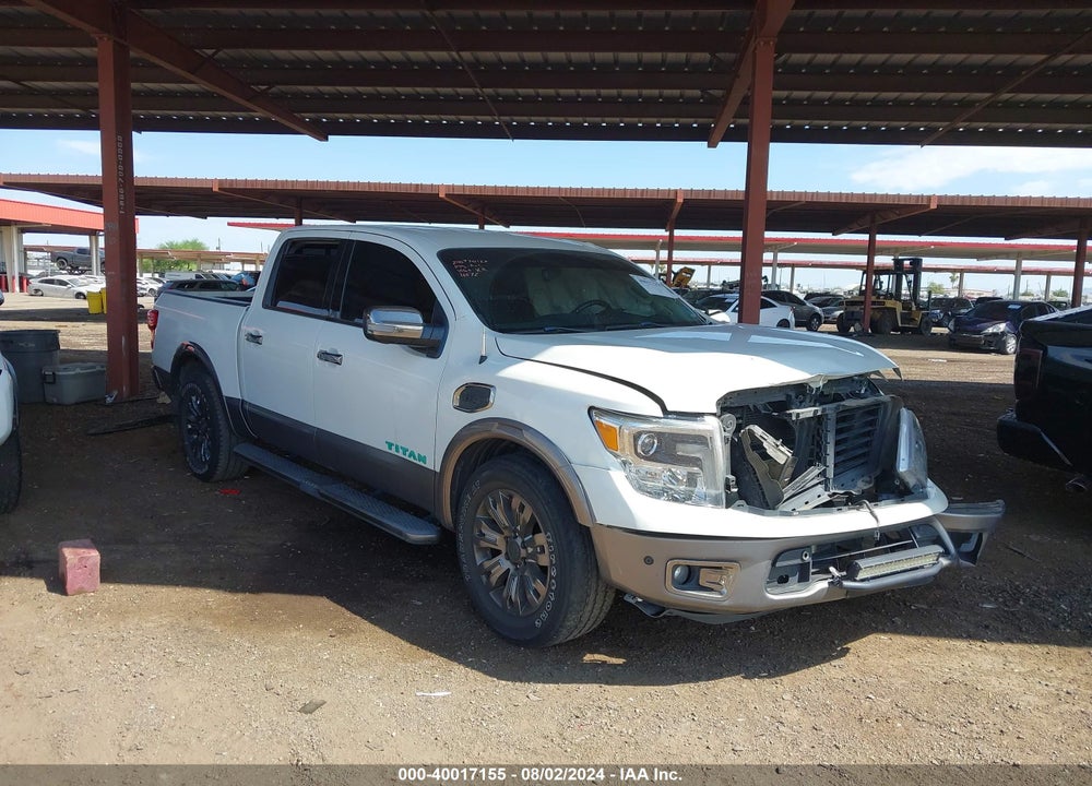2017 NISSAN TITAN PLATINUM RESERVE VIN: 1N6AA1E67HN514072