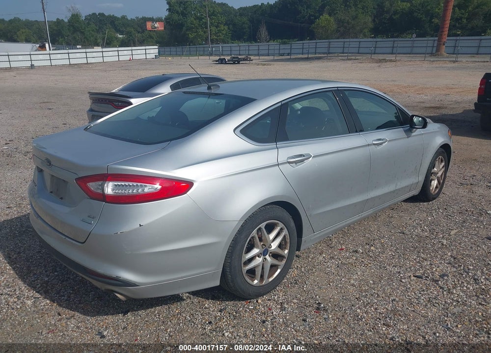2014 FORD FUSION SE VIN: 3FA6P0HD2ER130291