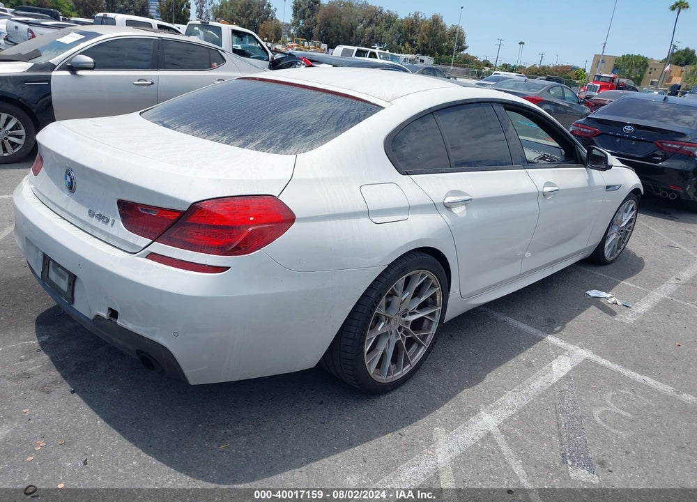 2014 BMW 640I GRAN COUPE VIN: WBA6A0C55ED317820