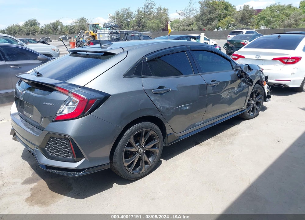 2019 HONDA CIVIC SPORT VIN: SHHFK7H44KU409254