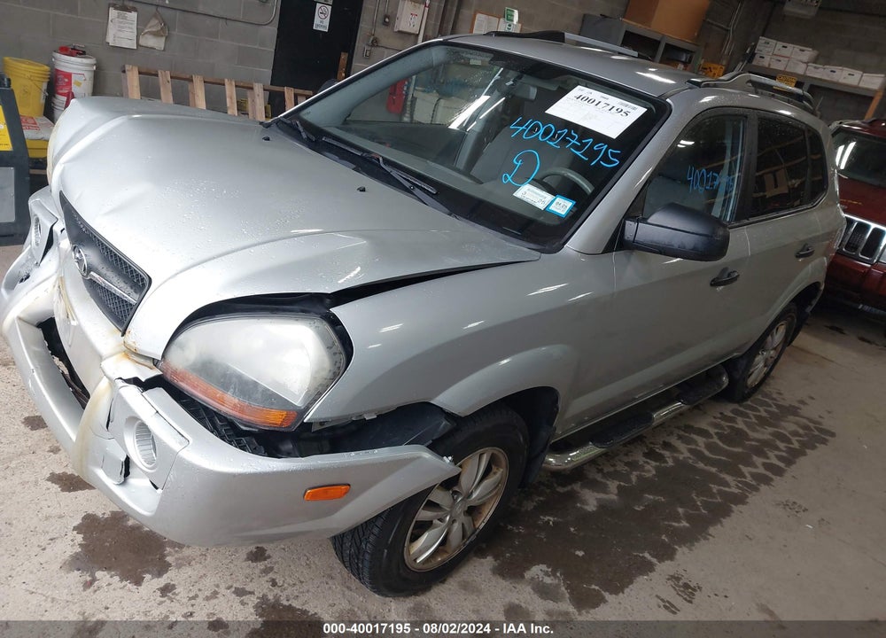 2009 HYUNDAI TUCSON GLS VIN: KM8JM12BX9U033960