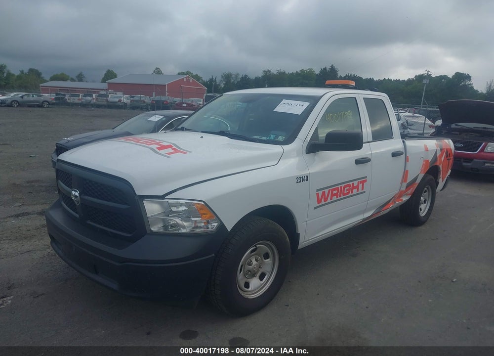 2023 RAM 1500 CLASSIC TRADESMAN QUAD CAB 4X2 6'4 BOX VIN: 1C6RR6FG8PS535815