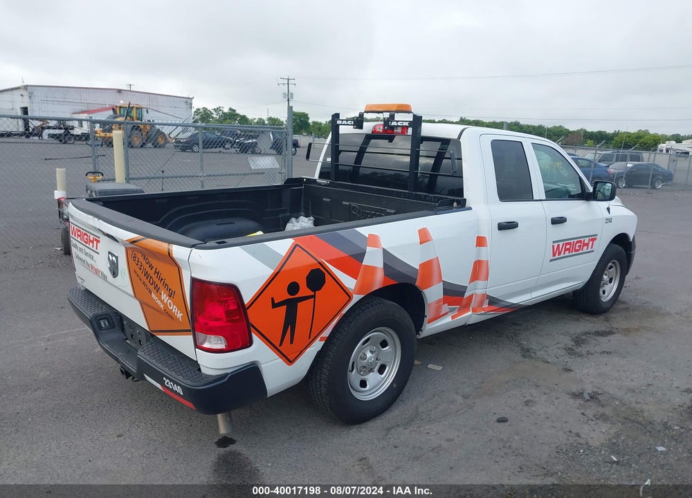 2023 RAM 1500 CLASSIC TRADESMAN QUAD CAB 4X2 6'4 BOX VIN: 1C6RR6FG8PS535815
