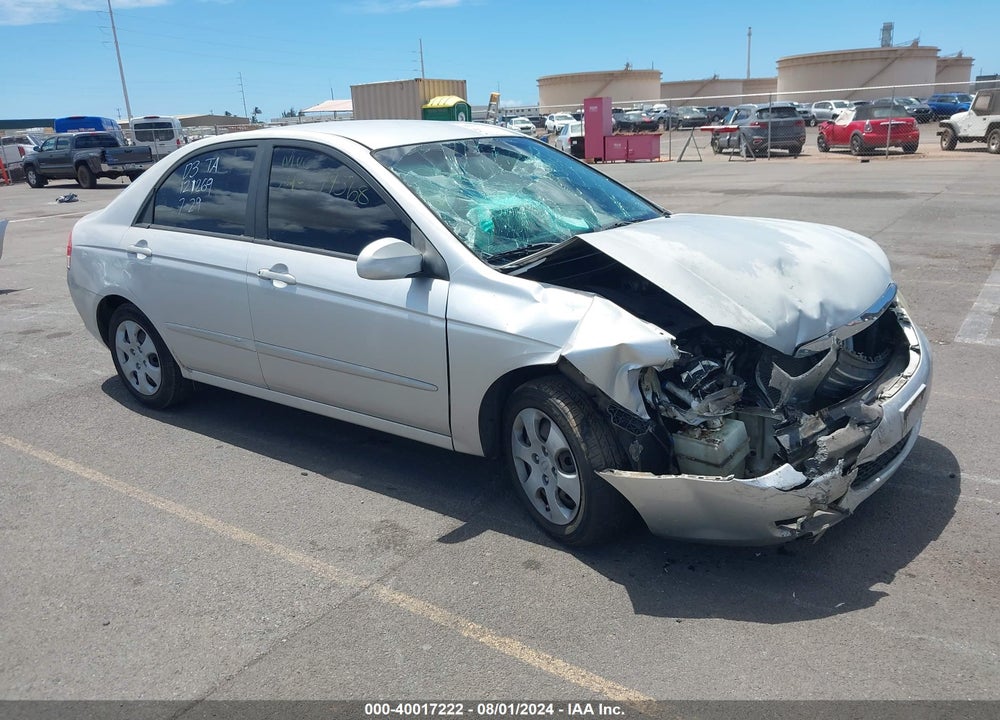 2009 KIA SPECTRA LX VIN: KNAFE221195624335