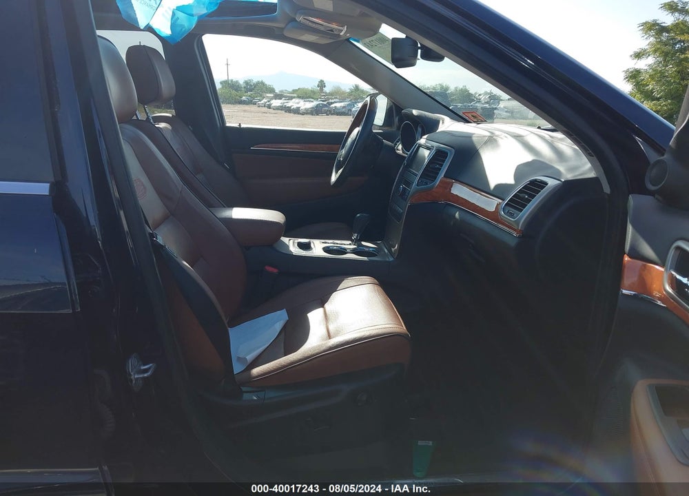 2013 JEEP GRAND CHEROKEE OVERLAND VIN: 1C4RJFCT7DC614920