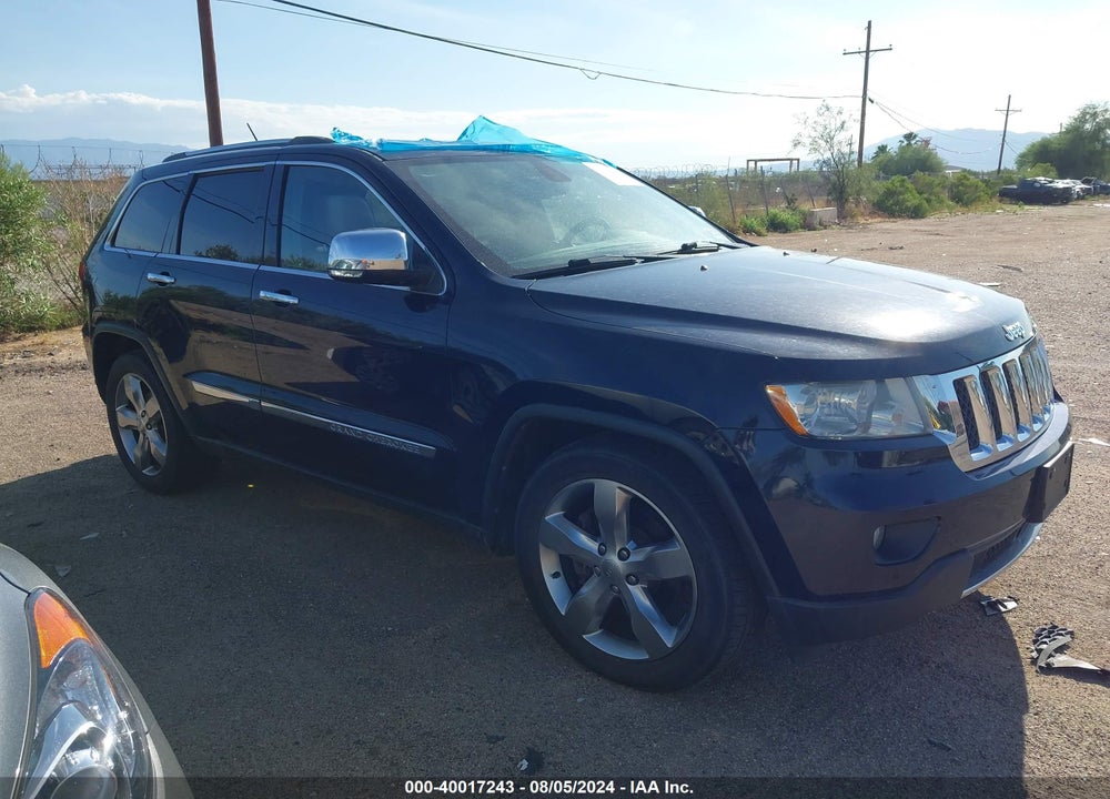 2013 JEEP GRAND CHEROKEE OVERLAND VIN: 1C4RJFCT7DC614920