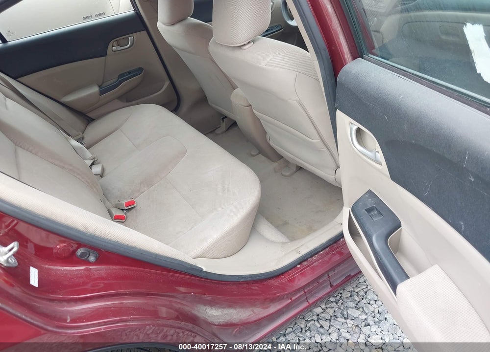 2012 HONDA CIVIC LX VIN: 2HGFB2F58CH543567