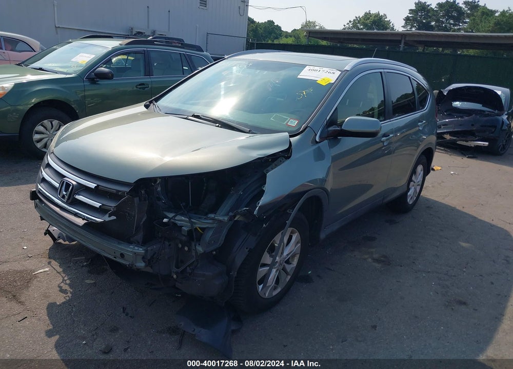 2012 HONDA CR-V EX-L VIN: JHLRM4H72CC019191