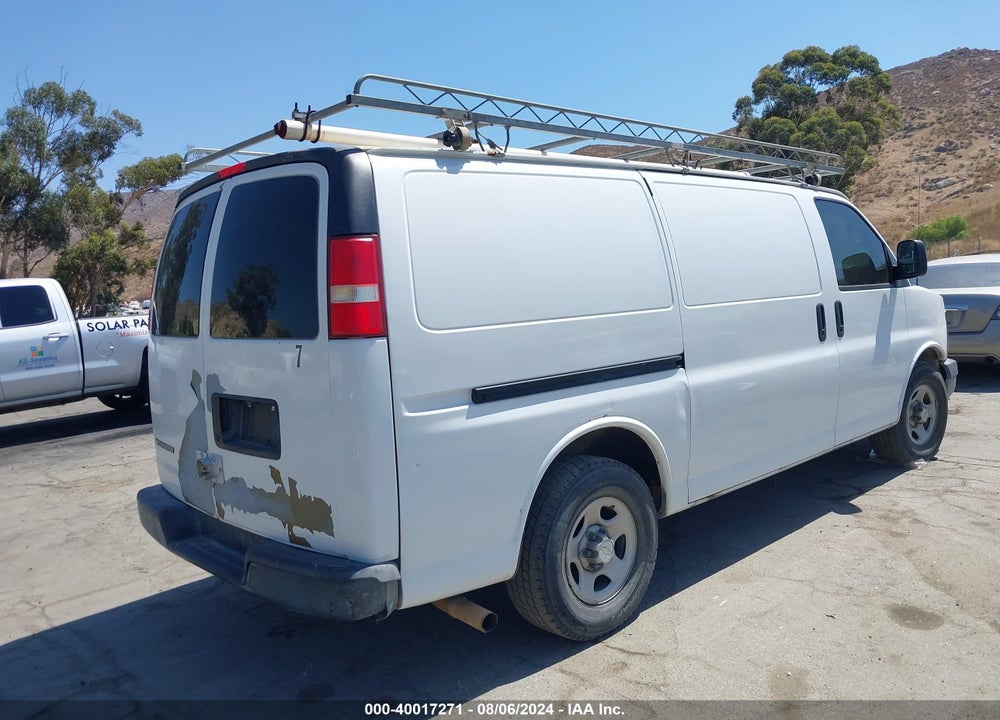 2008 CHEVROLET EXPRESS WORK VAN VIN: 1GCFG15X281172344