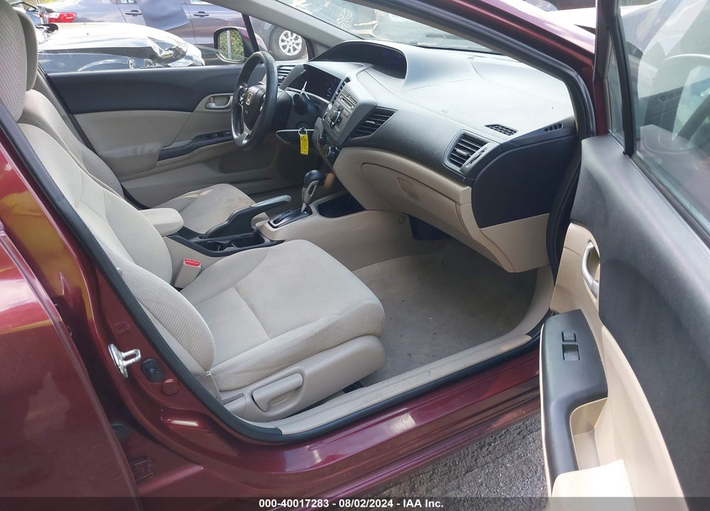 2012 HONDA CIVIC LX VIN: 19XFB2F57CE352359
