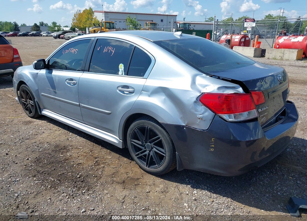 2014 SUBARU LEGACY 2.5I PREMIUM VIN: 4S3BMBE66E3011094