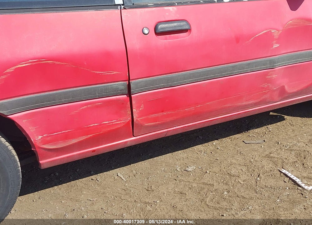 1991 FORD ESCORT LX VIN: 3FAPP11J6MR164131