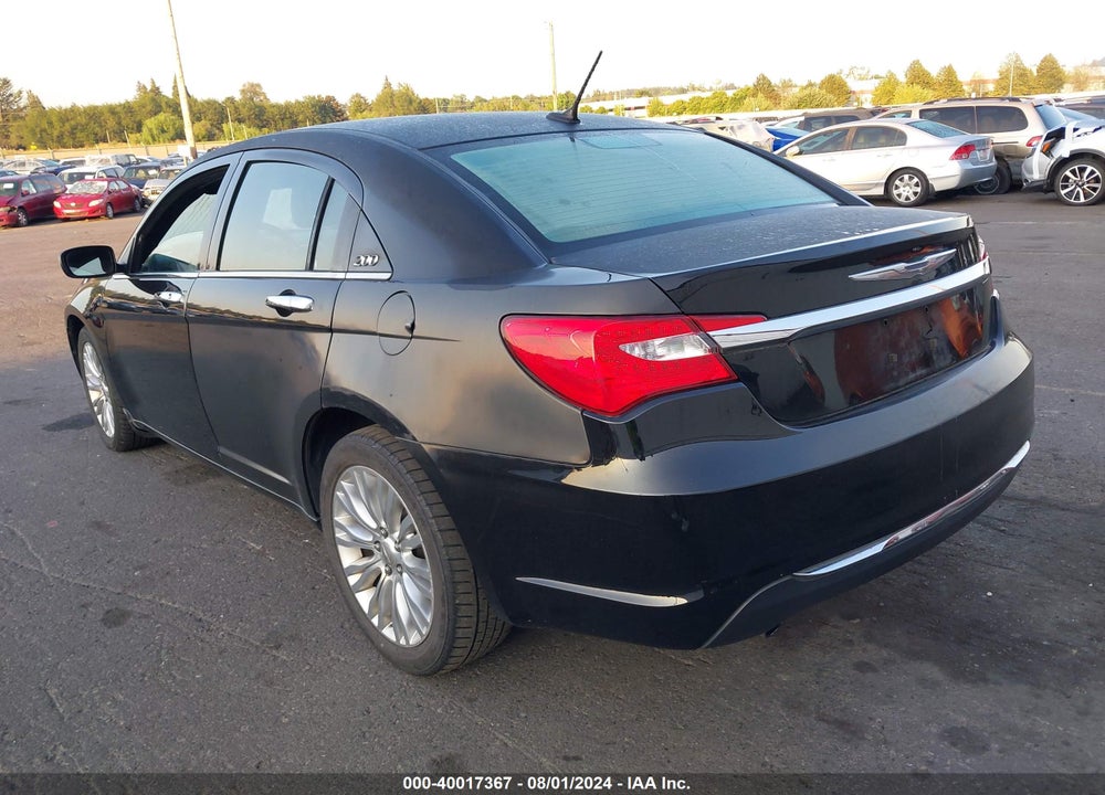 2011 CHRYSLER 200 LIMITED VIN: 1C3BC2FG3BN581679