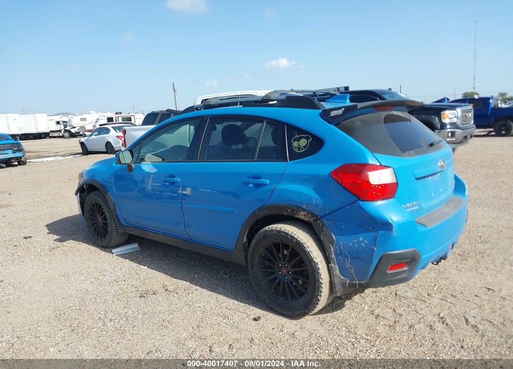 2016 SUBARU CROSSTREK 2.0I PREMIUM VIN: JF2GPADC8G8251947