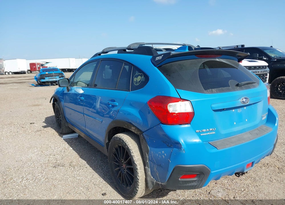 2016 SUBARU CROSSTREK 2.0I PREMIUM VIN: JF2GPADC8G8251947