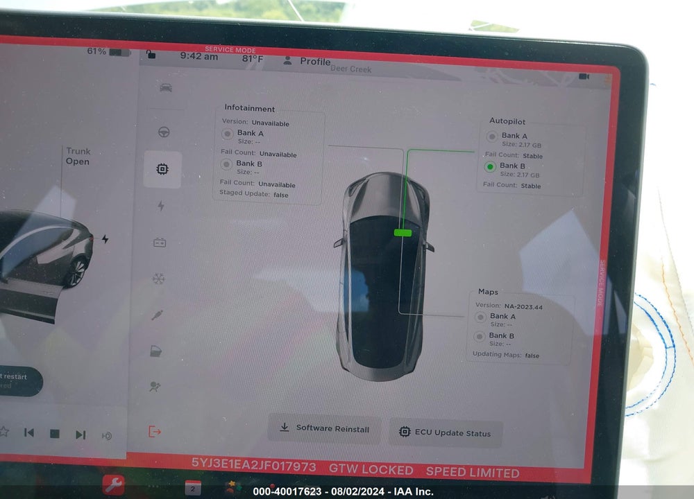 2018 TESLA MODEL 3 LONG RANGE/MID RANGE VIN: 5YJ3E1EA2JF017973