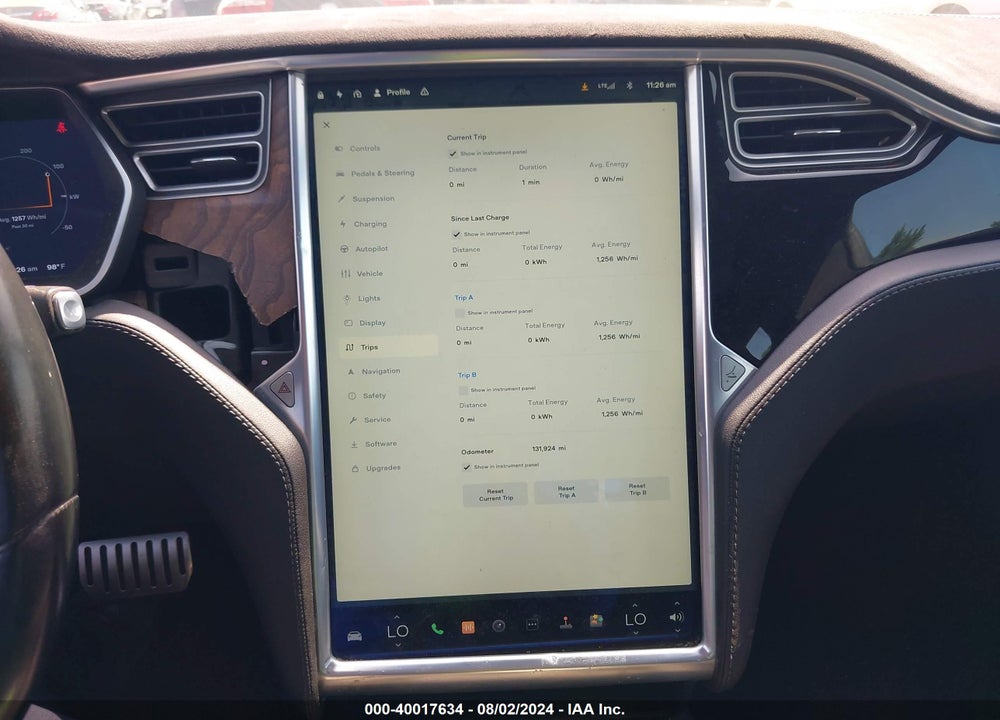 2015 TESLA MODEL S 70D/85D/P85D VIN: 5YJSA1H26FFP77309