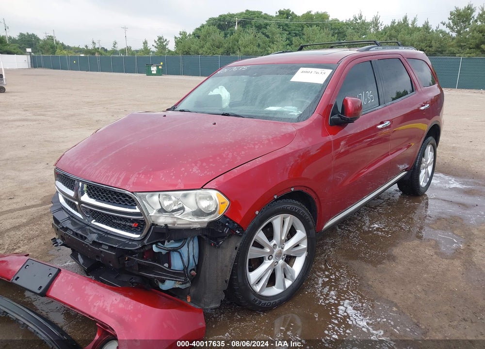 2013 DODGE DURANGO CREW VIN: 1C4RDJDG6DC690317